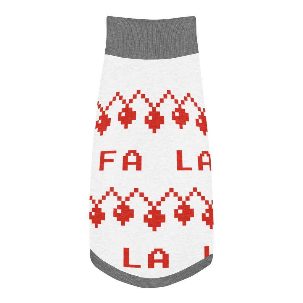 Custom Festive Holiday Knitted pet sweater sizes  XL