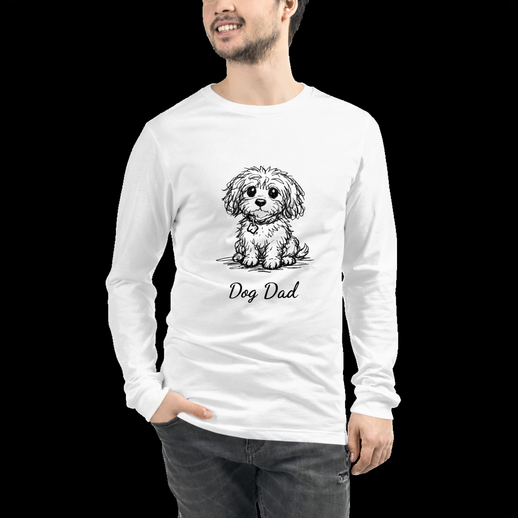 Personalized Unisex Long Sleeve T-Shirt| Custom Pup Name Dog Lover