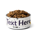 Personalized Dog Bowl Pets Name, Modern Pattern 32 oz