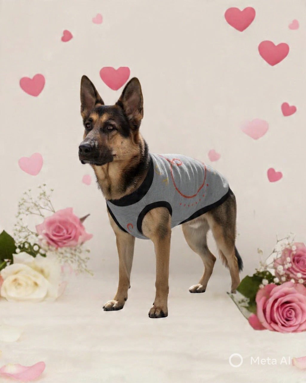 Personalized Knitted pet sweater, Color Gray and Black, "You are my Person" Size M & L