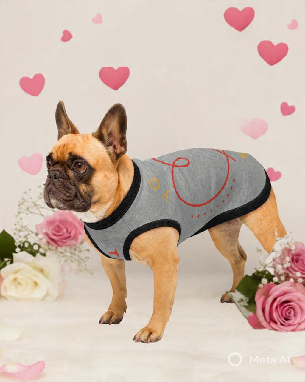 Personalized Knitted pet sweater Color Black, and Gray "You Are My Person",  XS & S