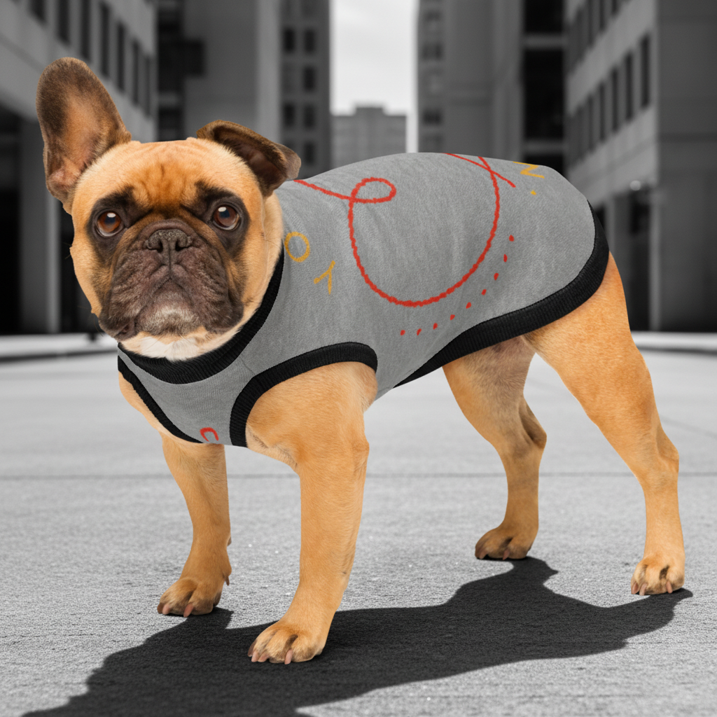 Personalized Knitted pet sweater Color Black, and Gray "You Are My Person",  XS & S