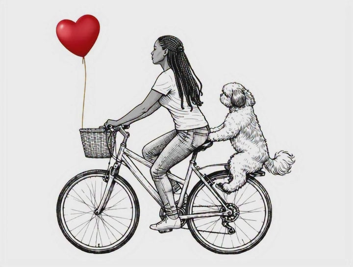 Personalized Dog Mom Bicycle Mug