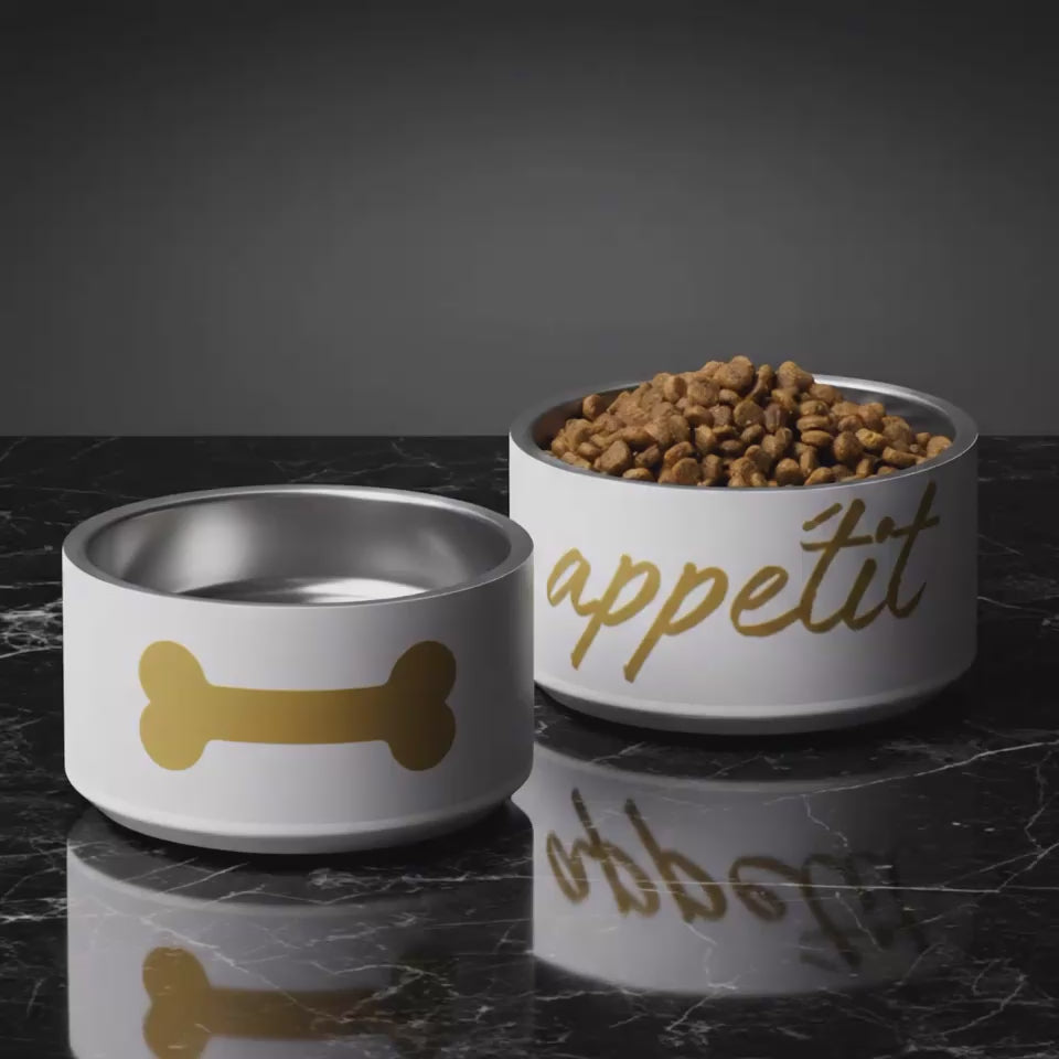 Bone Appetite Luxury Dog Bowl Set 18 oz.